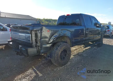 2017 Ford F-250 Platinum from USA, damaged, VIN 1FT7W2BT3HEC40271
